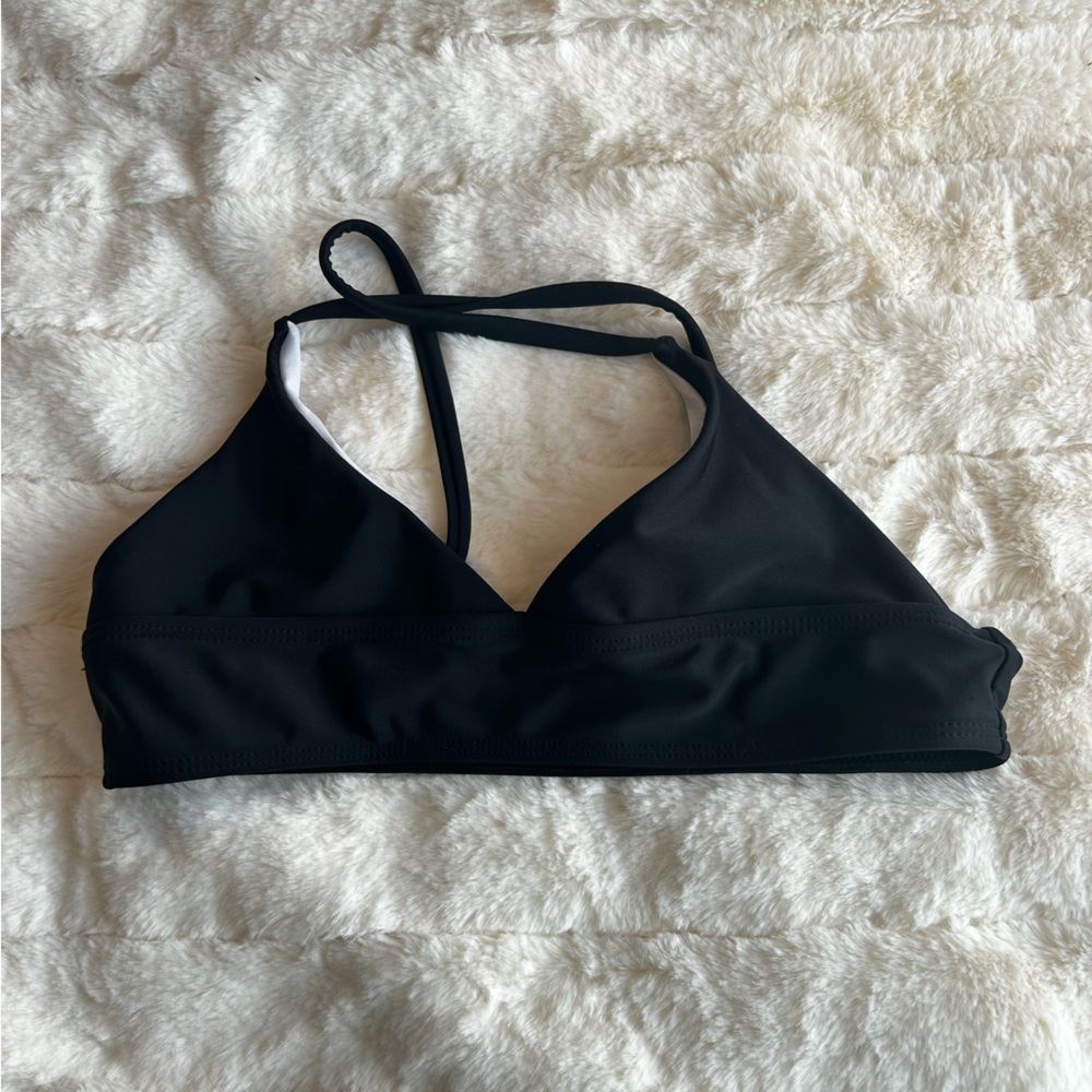Black bathing suit top